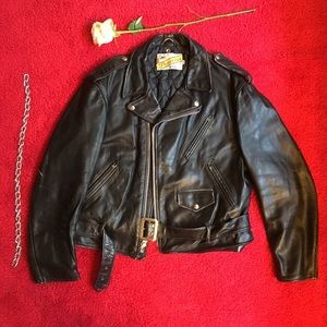 VINTAGE PERFECTO LEATHER JACKET ⛓